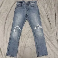 GAP Cone Denim ダメージ デニム スキニーパンツ 28×30のサムネイル