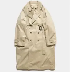 stein LAY OVERSIZED OVERLAP COAT BEIGEのサムネイル