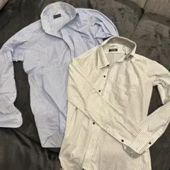 Perfect Suit Factory 長袖シャツ 2枚セット