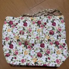 CECIL McBEE 花柄 チェーン トートバッグ