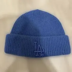 MLB LA Dodgers ニット帽 ビーニー ブルーのサムネイル