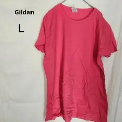 Gildan [Ｌ] ピンク系 Tシャツ 半袖 夏物 輸入古着
