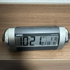 NR447K 置時計 黒/緑 アラーム機能付き - メルカリ