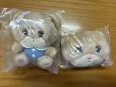 mikko characters ぬいぐるみ2 フェイスマスコット ラテ