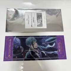 ツイステ 寮服 缶バッジ 箔押しビッグクリアカード フロイド ジェイド