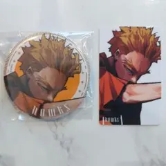 ヒロアカ ジャンプGIGA 新十傑 ホークス 缶バッジ カード 2点セット