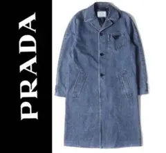 激レア　PRADA プラダ⬛︎デニムチェスターコート★★希少品★44のサムネイル