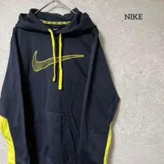 NIKE ナイキ パーカー ビッグロゴ プルオーバー 刺繍ロゴ 秋冬 S
