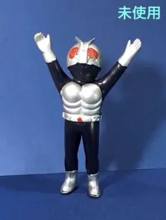 未使用 昭和レトロ 空飛ぶ 仮面ライダー パチ ソフビ 人形 石森章太郎 特撮 原作版の仮面ライダーがレトロソフビ人形となって池袋にて