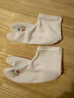 刺繍入りこども足袋ソックスタイプ (15-16cm)足裏滑り止め七五三 着物