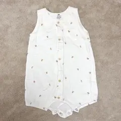 H&M オーガニックコットン ロンパース 6-9M