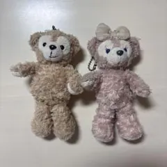 ダッフィー　シェリーメイ　ぬいぐるみバッジ