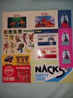 聖剣伝説３EVANGELION NACK5 KING GNUステッカー各種11枚