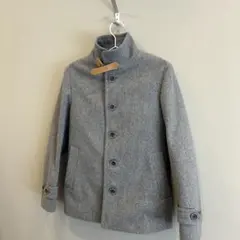 スタンドカラーコート ピーコート