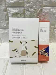 ROUND LAB 大豆マスク パンテノールクリーム セット