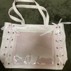 痛バック 痛バ A4 ピンク トートバッグ