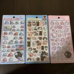 ボンボンドロップシール　和柄3枚セット