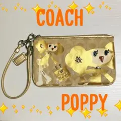 COACH ポピーちゃん　キーホルダー キーチャーム　レッド COACH ポピーちゃん キーホルダー キーチャーム レッド - メルカリ