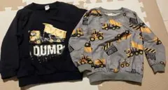 ダンプトラックデザイン トレーナー 2点セット