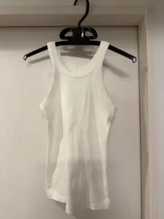 H&M ホワイト タンクトップ EUR XS