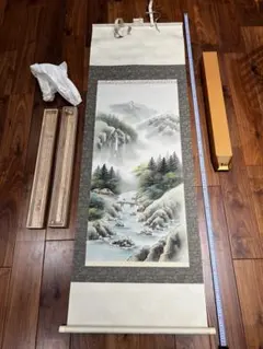 栖峰 富士鷹 掛け軸 - メルカリ