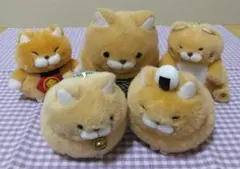 ひげまんじゅう　にゃんこデラックス　ぬいぐるみ　セット　ふくにゃん