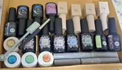 ジェルネイル　マグネットネイル　21色まとめ売り　ネイルタウン　RE:gel　他