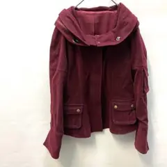 フード付きバーガンディマウンテンパーカー サイズ11 ワインカラー　241
