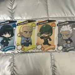 ワンパンマン キャラクターカードセット タツマキ、キング、シルバーファング、無免