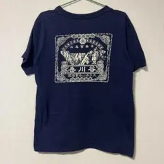 谷川岳 日本百名山 プリントTシャツ（ネイビー）