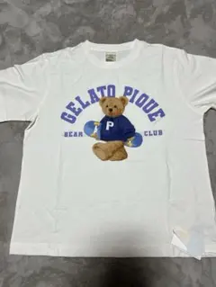 新品タグ付き　ジェラートピケ スポーティーベアワンポイントTシャツ
