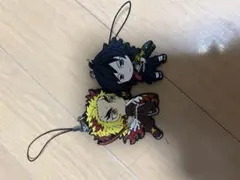 鬼滅の刃　煉獄杏寿郎　冨岡義勇　ラバーストラップ
