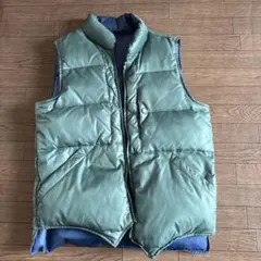 real thing リバーシブルダウンベスト　L