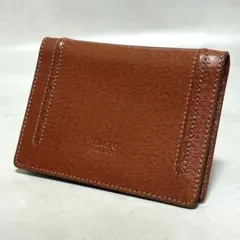 新品　TAKEO KIKUCHI タケオキクチ　カードケース　定期入れ　茶色