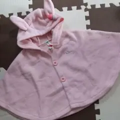 ニットプランナー　kp うさぎ　ポンチョ　ピンク