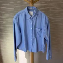 ユニクロ　JW ANDERSON オックスフォードシャツ　ブルー　Mサイズ