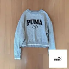 PUMA プーマ レディース M グレー トレーナー スウェット 長袖 美品⭐︎