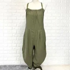 ⭐︎トゥーブロッサム【F】緑系 サロペット バルーンシルエット ゆったり 春夏