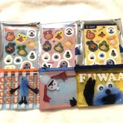 スシロー　パペットスンスン　クリアポーチ　シール