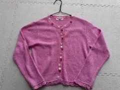 MIKI HOUSE ピンク カーディガン 120