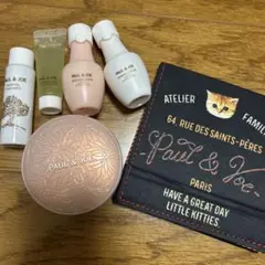 PAUL & JOE シースルーヴェールファンデ＆トライアルセット＆バンドミラー