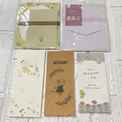 레터 세트, 문구, 봉투 세트 2개, 무민 이와사키 치히로 외 3종