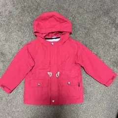 petit main赤色フード付きジャケット 110cm
