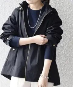 SHIPS LIMONTA EAST ストレッチマウンテンパーカー ネイビー