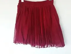 新品INGNIイングシフォンプリーツスカート＊シアースカート＊インナーパンツ付M