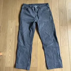 Levi's 501 先染めブラックデニム W34 USA製 90s