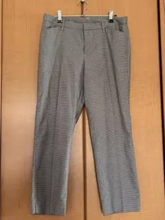 UNIQLO 千鳥格子柄 クロップドパンツ