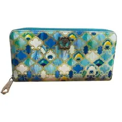 ANNA SUI アナスイ 長財布 ラウンドファスナー ステンドグラス調 総柄⁠のサムネイル
