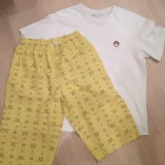 ユニクロ　ポケモン　Tシャツ、ステテコセット　150