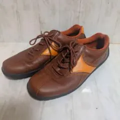 ECCO ブラウン オレンジ スニーカー22cmのサムネイル